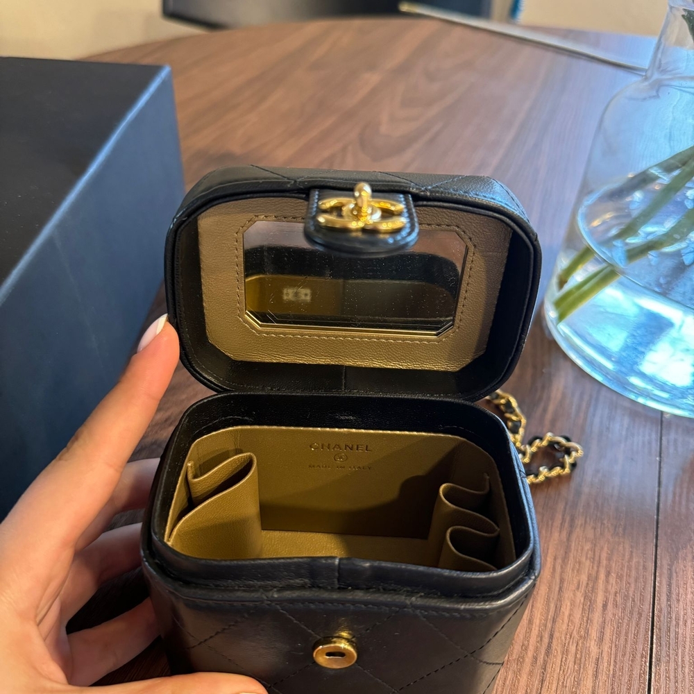 Chanel Black Quilted Leather Mini Bag - Picture 16 of 16